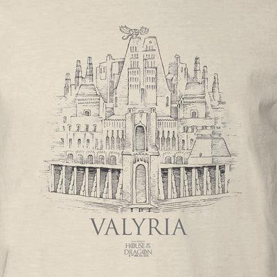 House of the Dragon Valyria Adult Short Sleeve T-Shirt