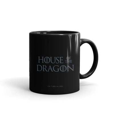 House of the Dragon Fire Dragon Black Mug