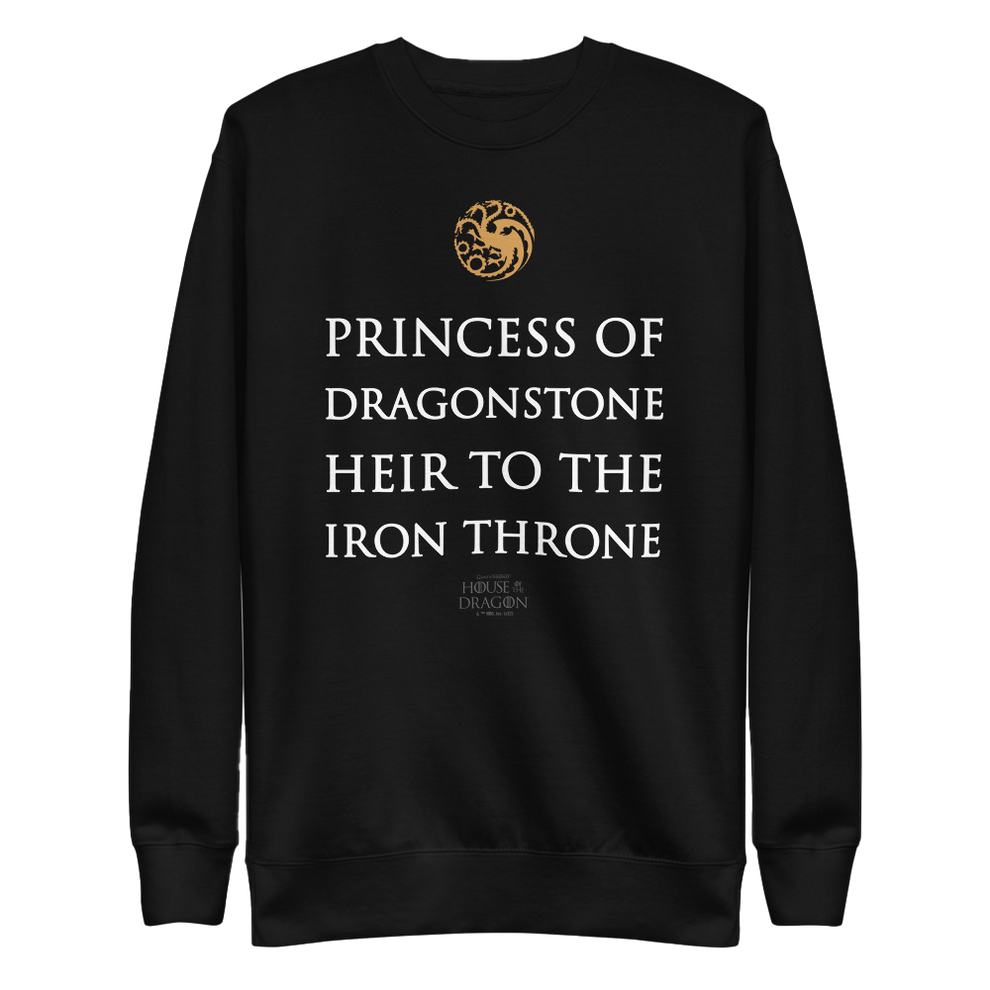 House of the Dragon Heir to the Throne Unisex Fleece Pullover