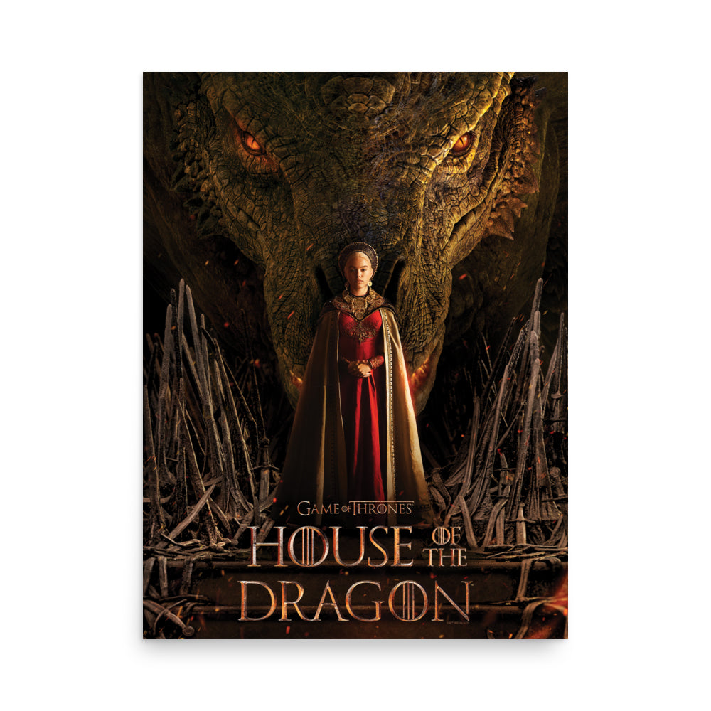 House of the Dragon Key Art Premium Satin Poster