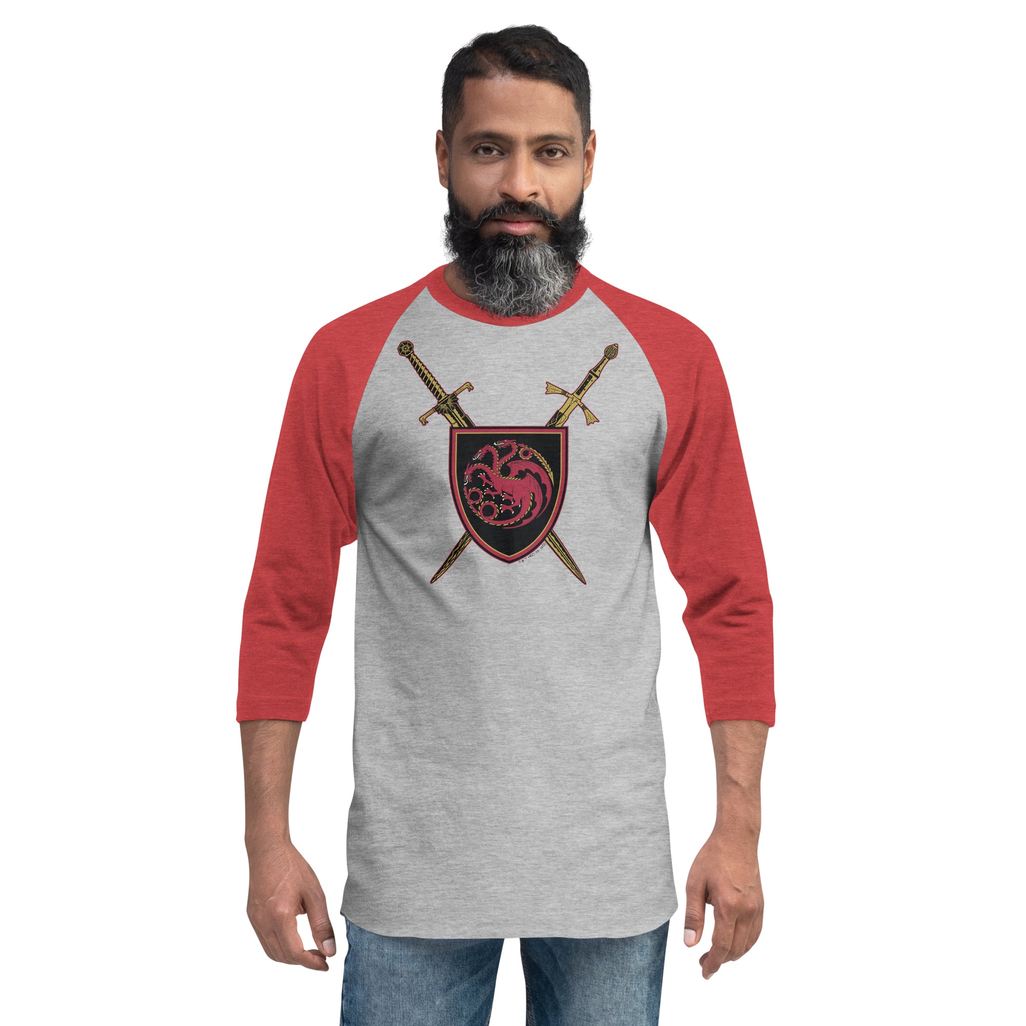 House of the Dragon Swords Unisex 3/4 Sleeve Raglan Shirt – WB Shop