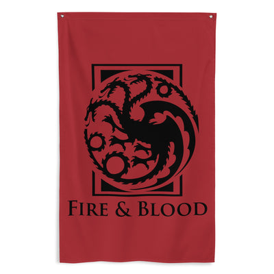 House of the Dragon Targaryen Sigil Banner