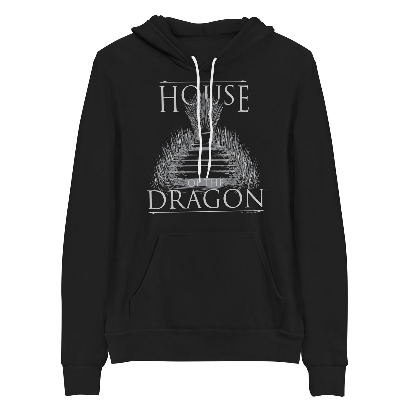 House of the Dragon Throne Adult Fleece Hooded Sweatshirt