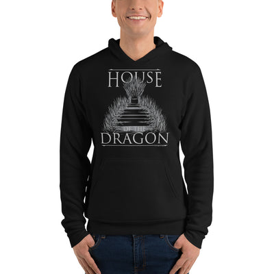 House of the Dragon Throne Adult Fleece Hooded Sweatshirt