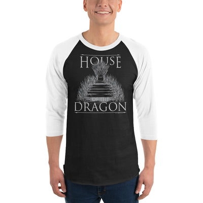 House of the Dragon Throne Unisex 3/4 Sleeve Raglan Shirt