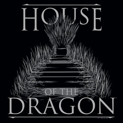 House of the Dragon Throne Grey Sherpa Blanket
