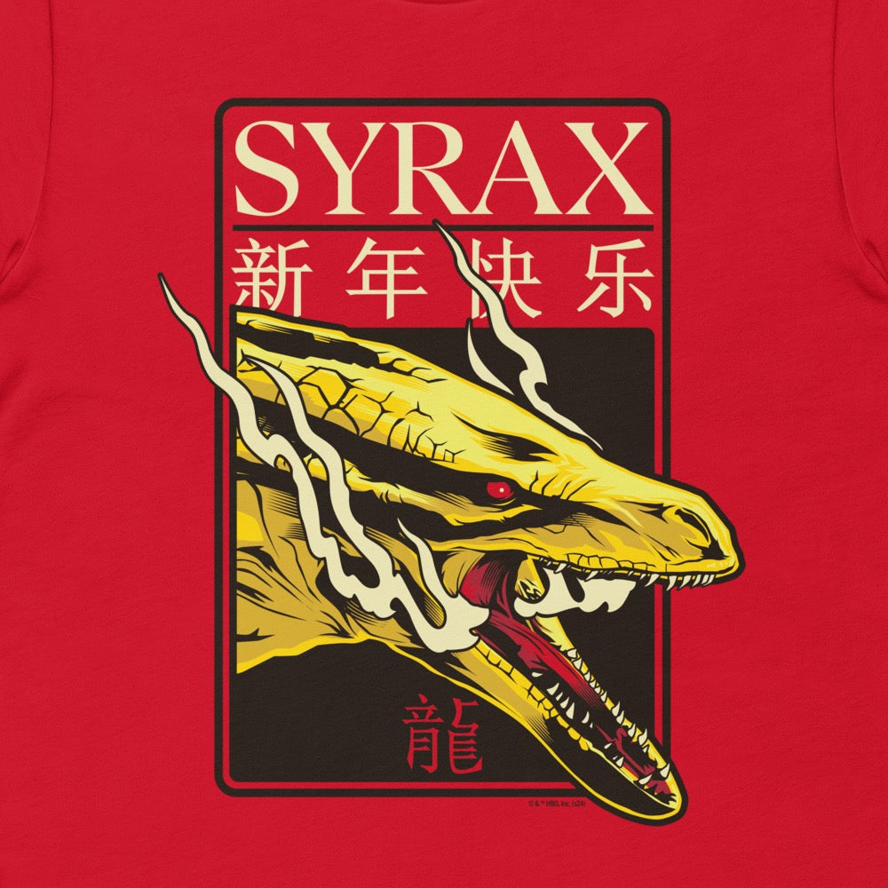 House of the Dragon Year of the Dragon Syrax Adult T-Shirt