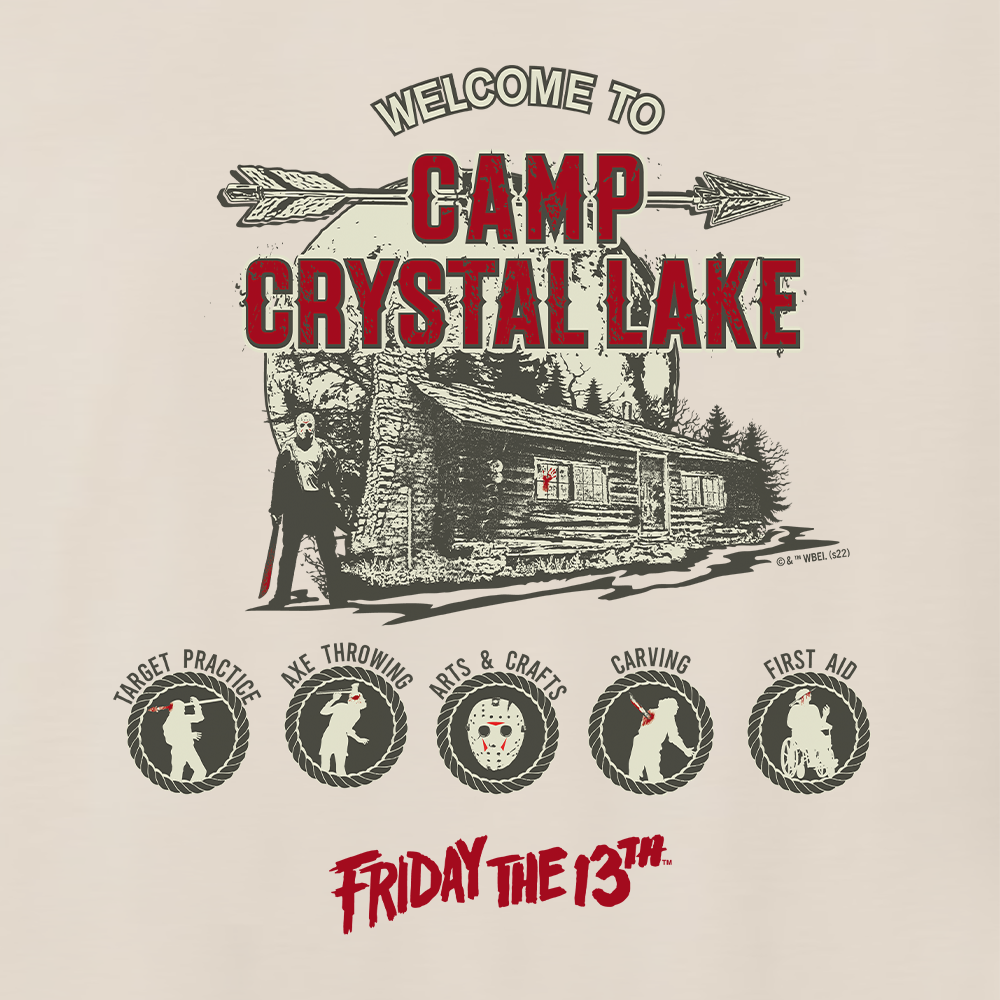 Friday The 13th Camp Activities Adult Short Sleeve T-Shirt