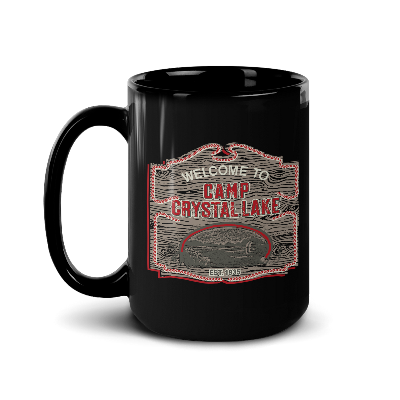 Friday The 13th Camp Crystal Lake Black Mug