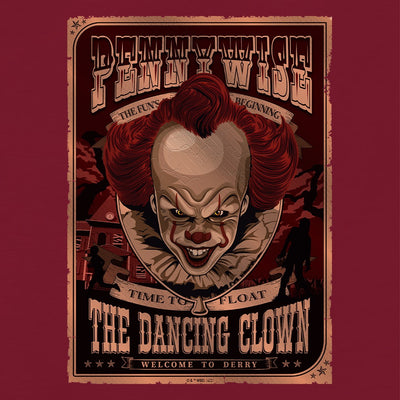 IT Dancing Clown Adult Short Sleeve T-Shirt
