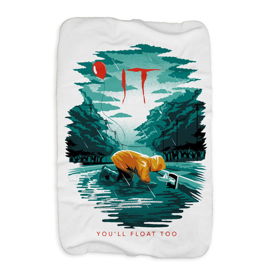 IT You'll Float Too Sherpa Blanket