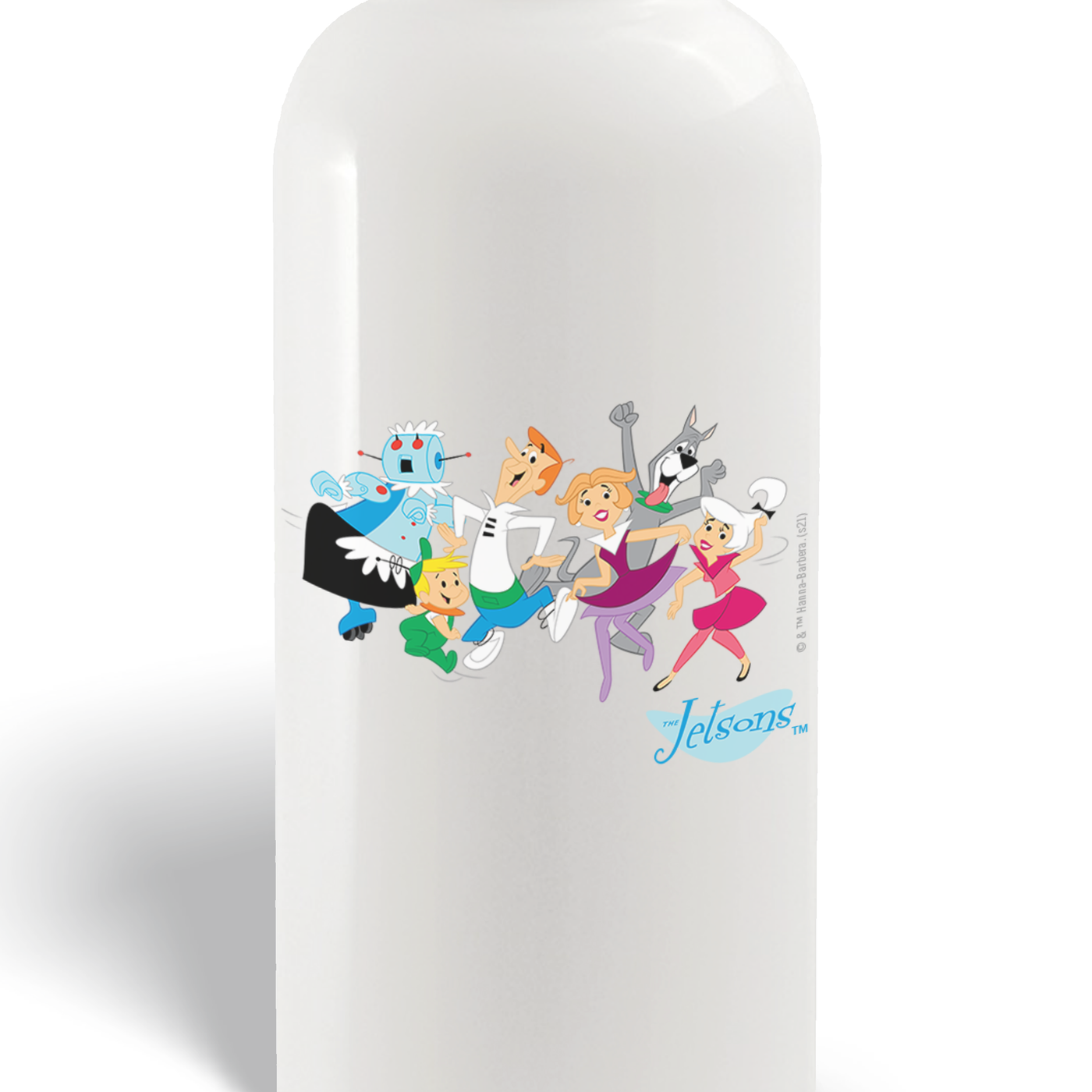 The Jetsons Family  20 oz Screw Top Water Bottle with Straw