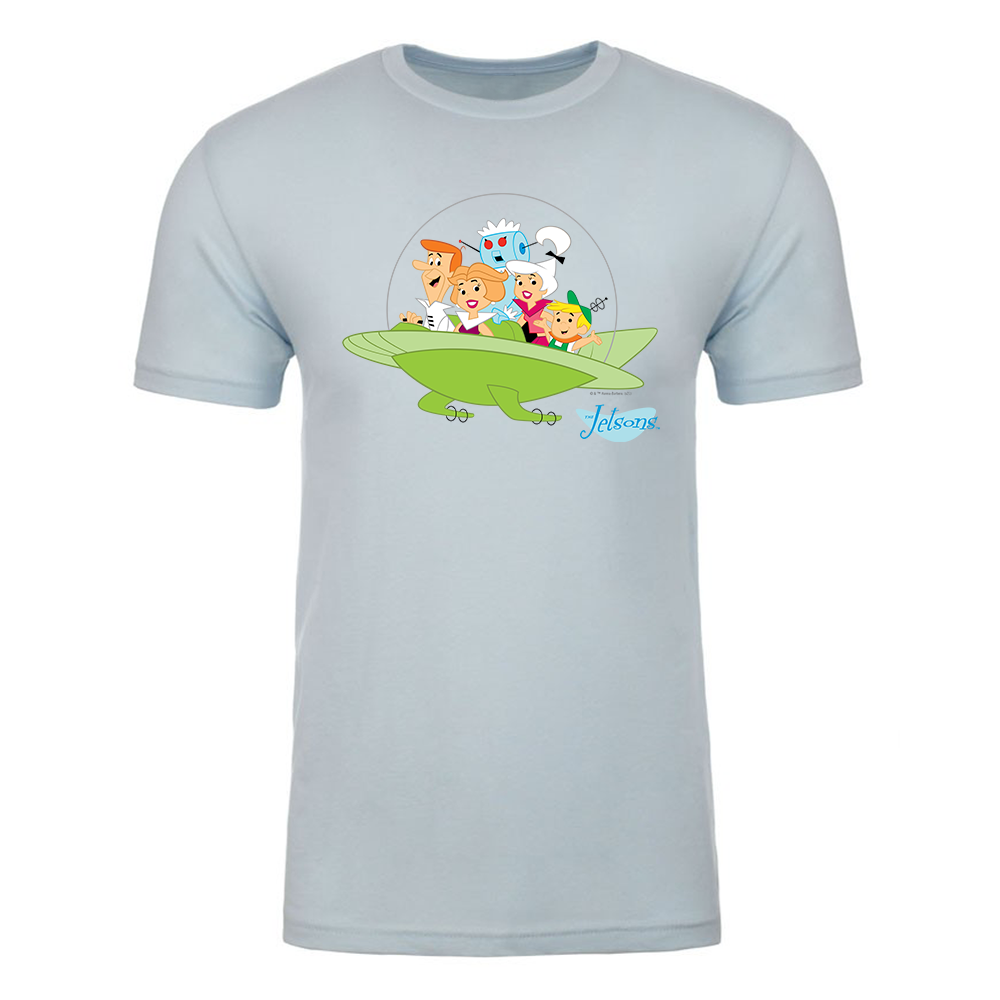 The Jetsons Family Ship Adult Short Sleeve T-Shirt