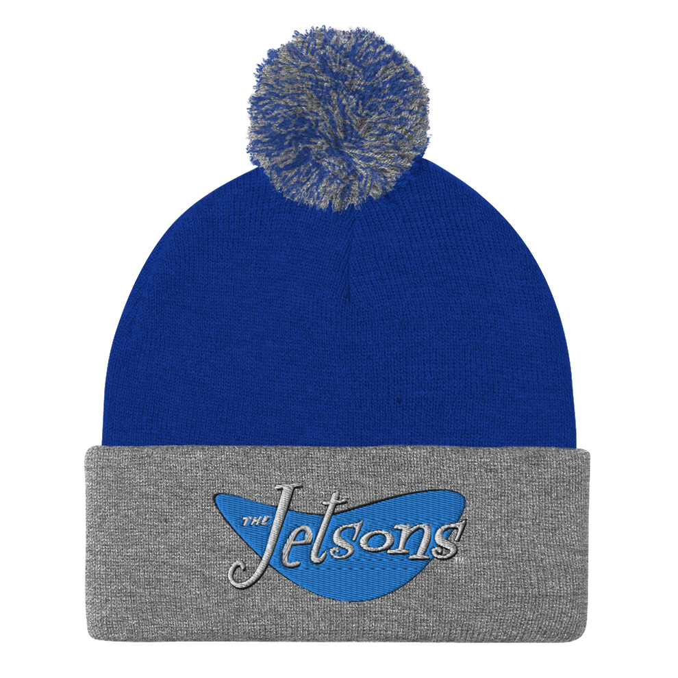 The Flintstones Logo Pom Pom Knit Beanie