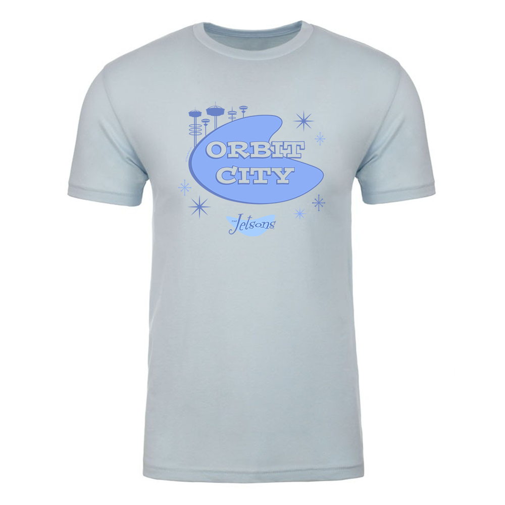 The Jetsons Orbit City Adult Short Sleeve T-Shirt