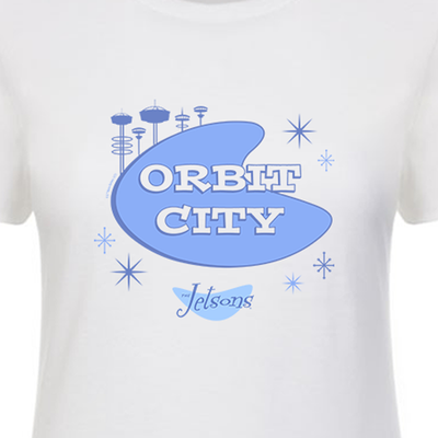 The Jetsons Orbit City Women's Short Sleeve T-Shirt
