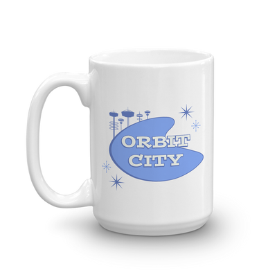 The Jetsons Orbit City White Mug
