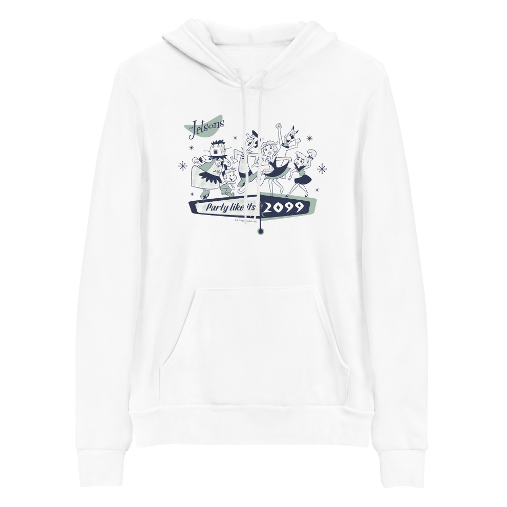 The Jetsons Party Like It's 2099 Adult Fleece Hooded Sweatshirt