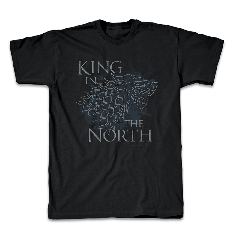 Game of Thrones King In The North Adult Short Sleeve T-Shirt