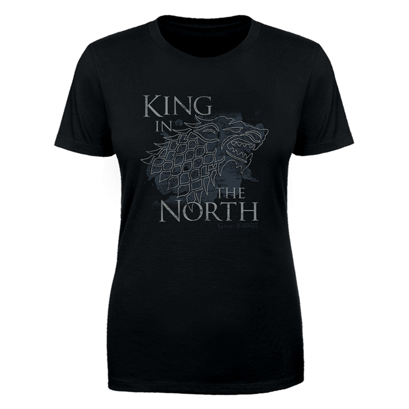 Game of Thrones King In The North Women's Short Sleeve T-Shirt