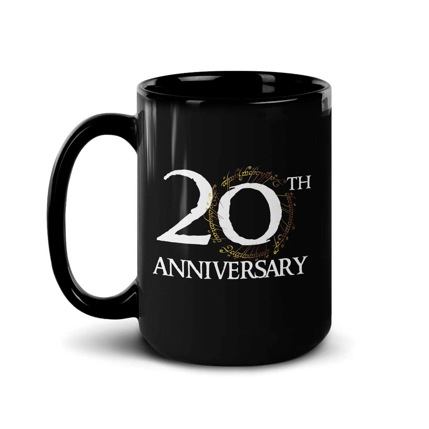 The Lord of the Rings 20th Anniversary The Fellowship of the Ring Black Mug