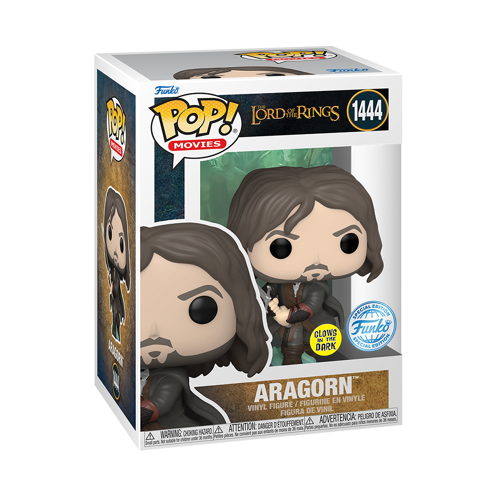 The Lord of the Rings Aragorn Glow Pop! Funko Vinyl