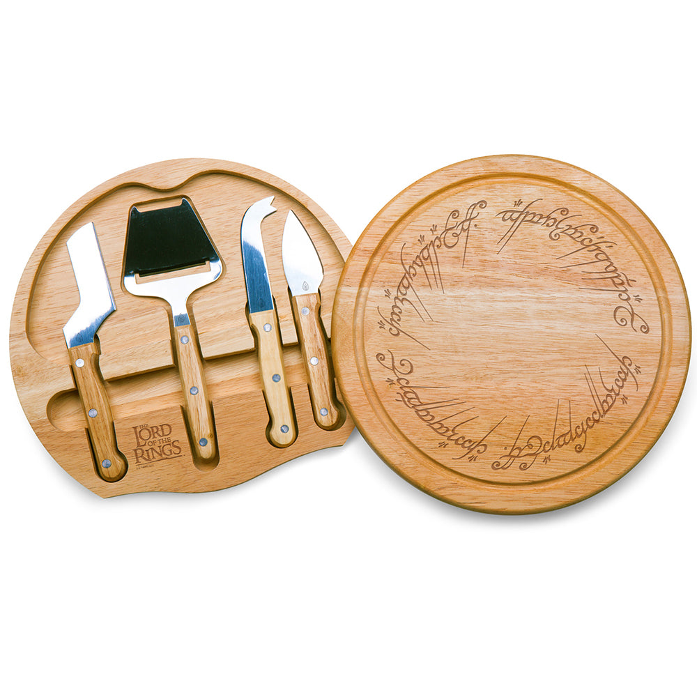 The Lord of The Rings Cheese Cutting Board & Tools Set