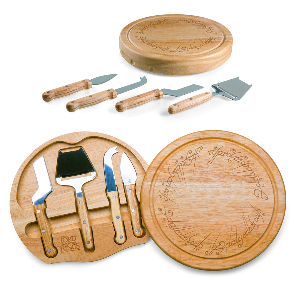 The Lord of The Rings Cheese Cutting Board & Tools Set