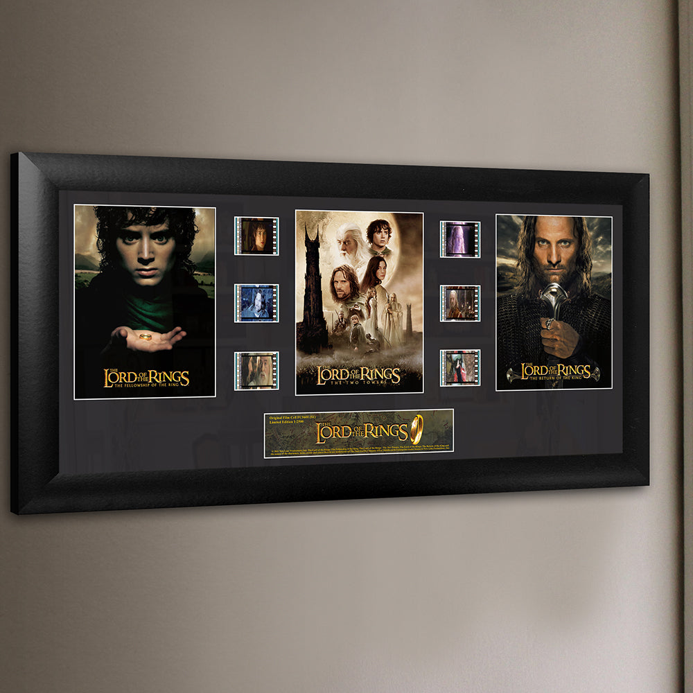 Lotr Frameborder The Lord of the Rings Trilogy FilmCells Framed Wall Art Presentation