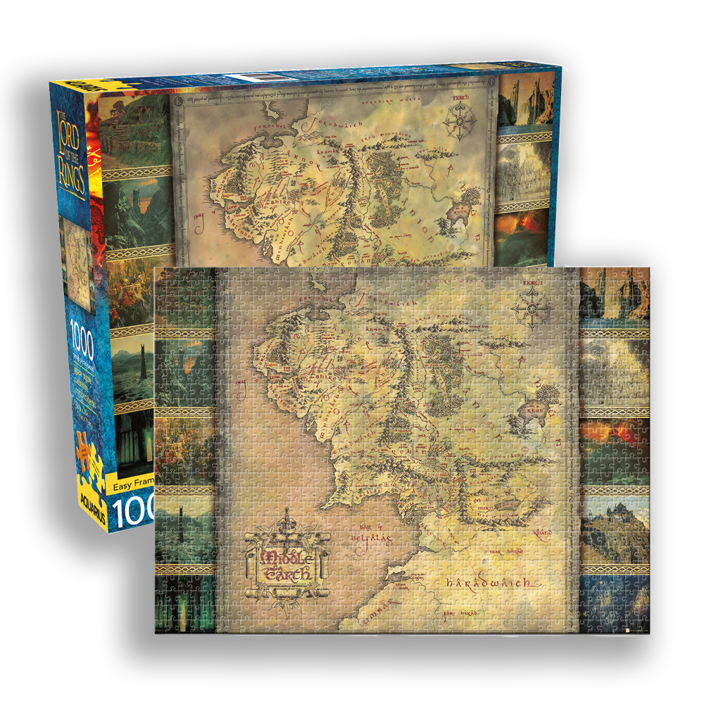 The Lord of the Rings Map Puzzle