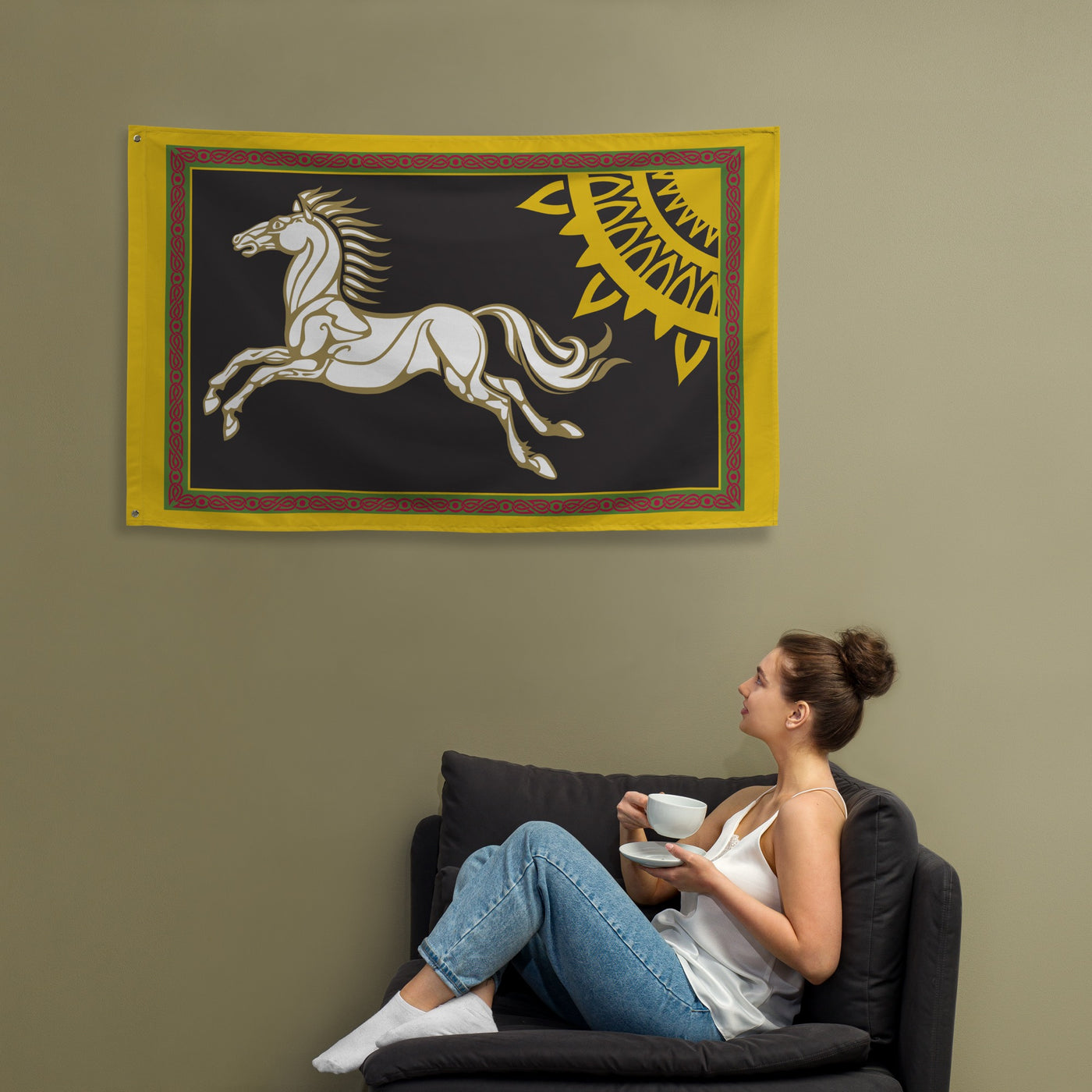 The Lord of the Rings Rohan Banner