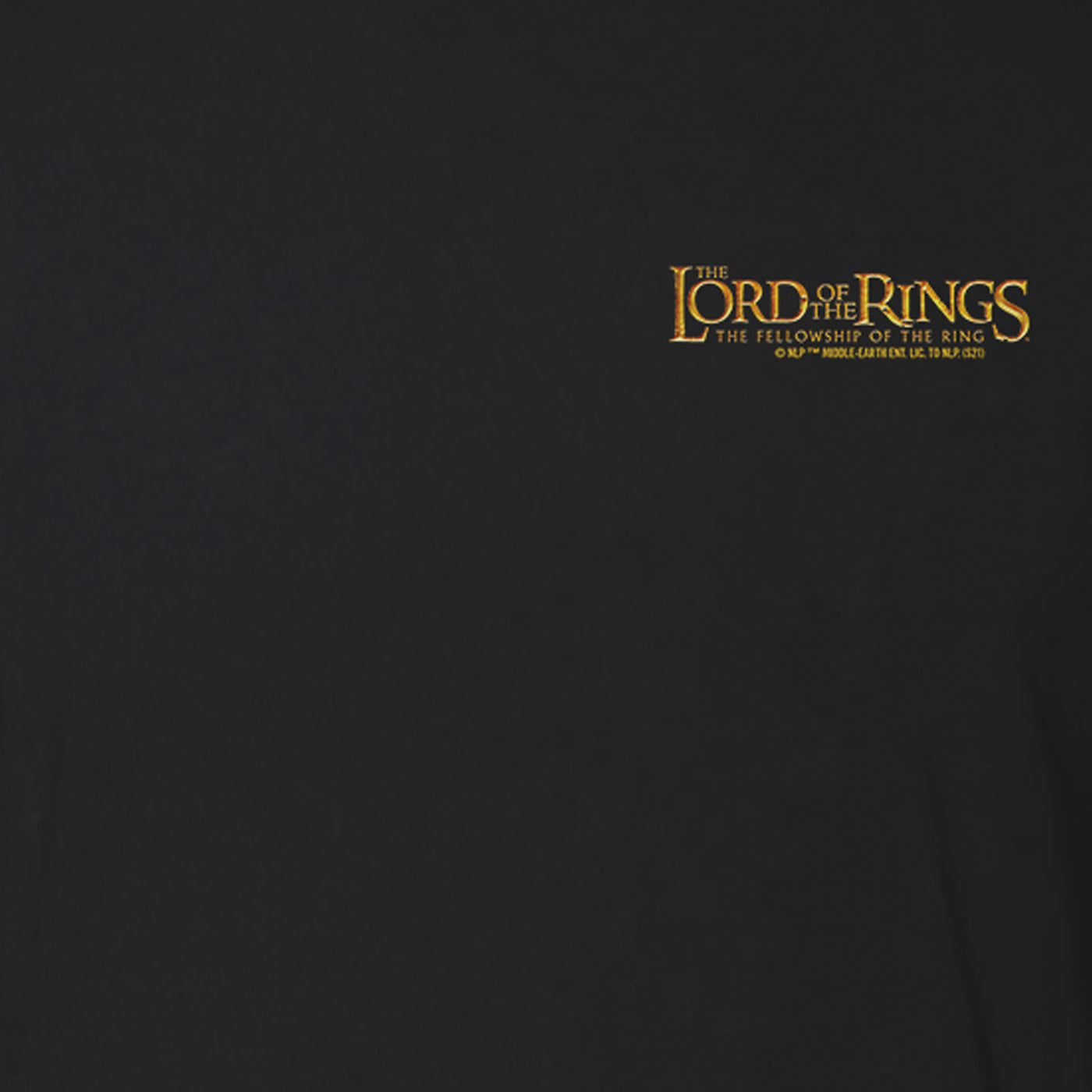 Lord Of The Rings The Fellowship Of The Ring Adult Short Sleeve T-Shirt