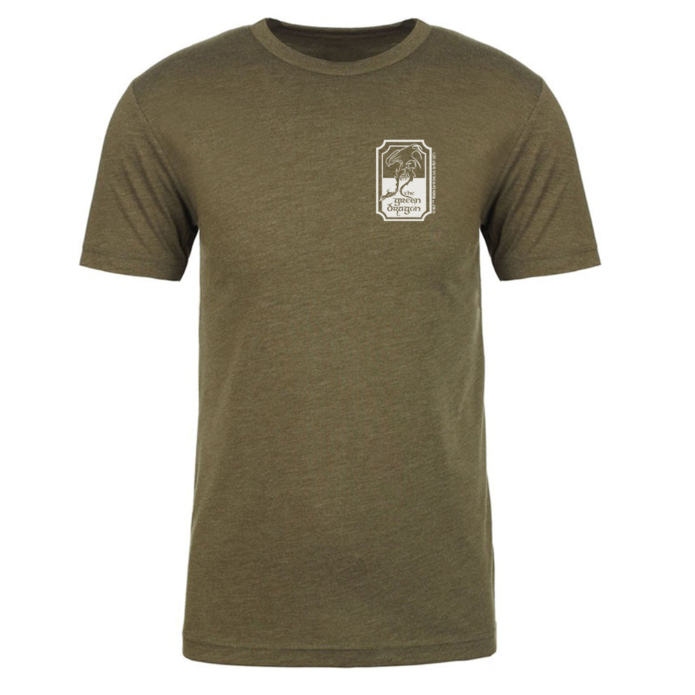 Lord Of The Rings The Green Dragon Pub Men's Tri-Blend T-Shirt