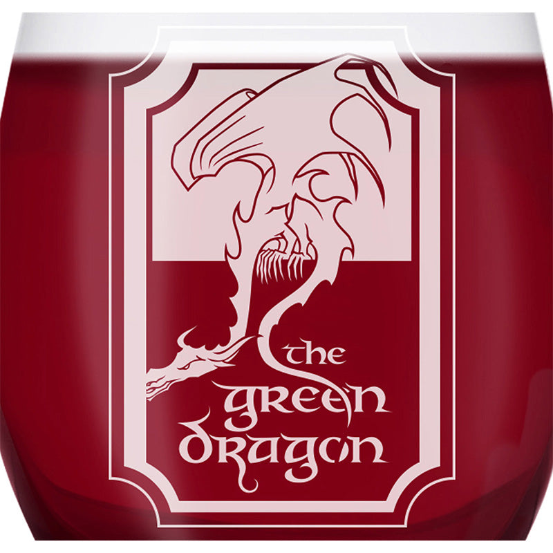 The Lord of the Rings<br>The Green Dragon™<br>Laser Engraved Stemless Glass
