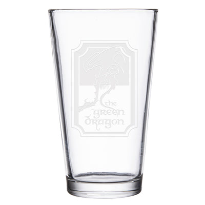 Lord Of The Rings The Green Dragon Pub Laser Engraved Pint Glass
