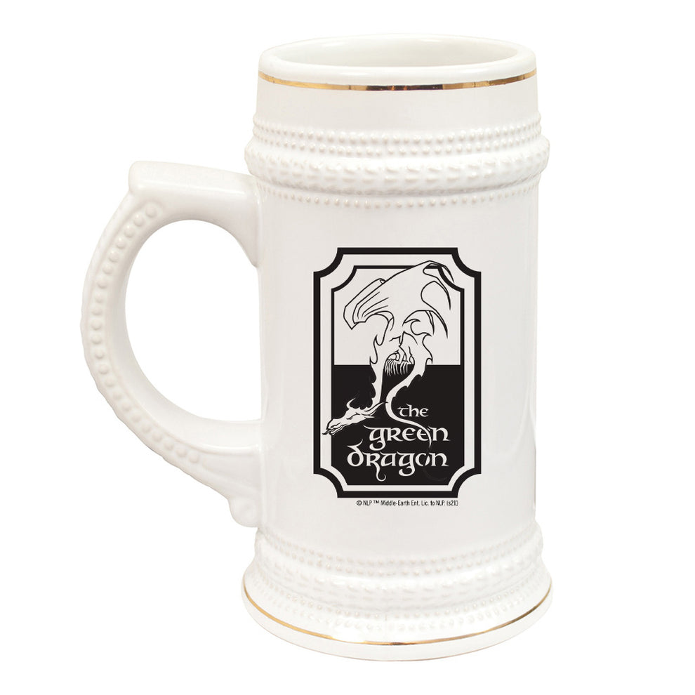 Lord Of The Rings The Green Dragon Pub Personalized 20 oz Ceramic Beer Stein