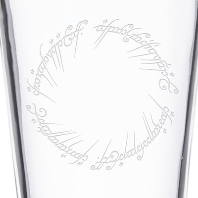 Lord Of The Rings The One Ring Laser Engraved Pint Glass