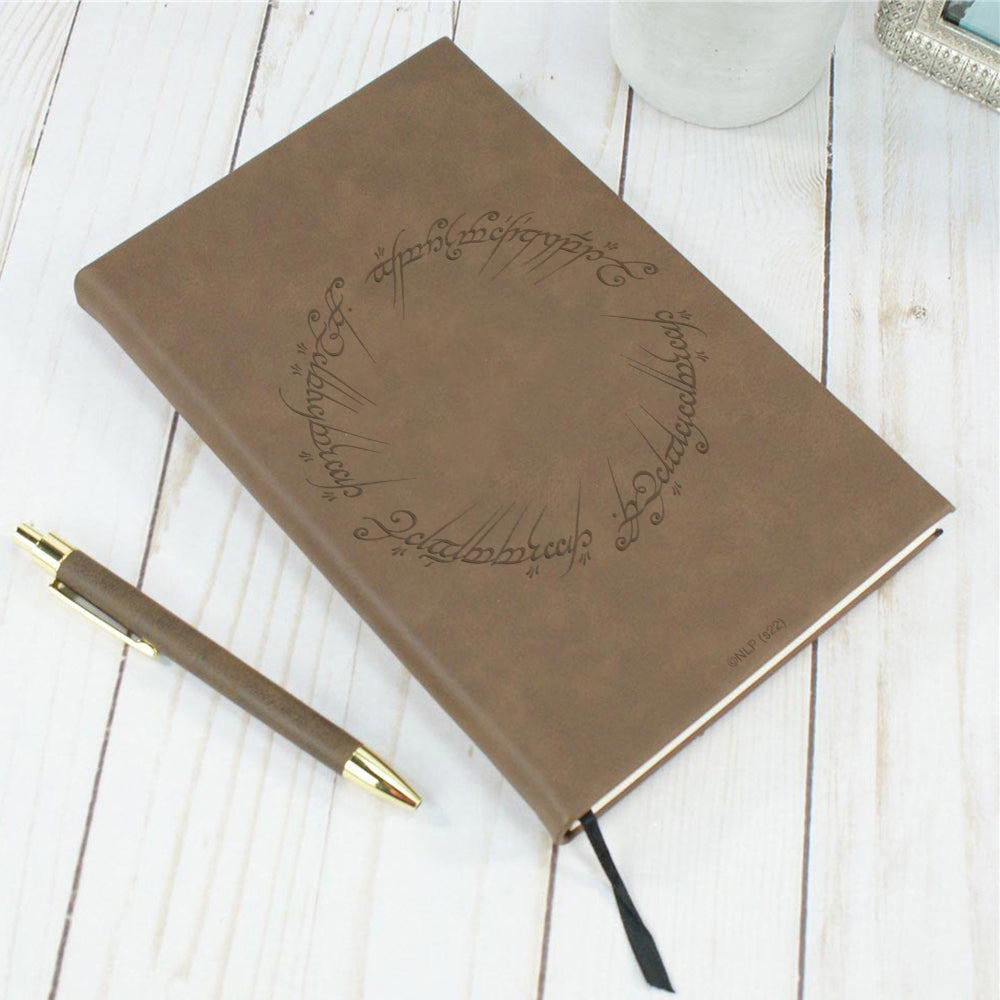 Lotr Notebook The Lord of the Rings One Ring Leather Notebook Journal