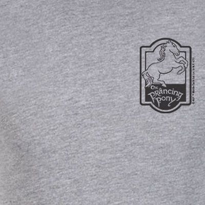 Lord Of The Rings The Prancing Pony Pub Men's Tri-Blend T-Shirt