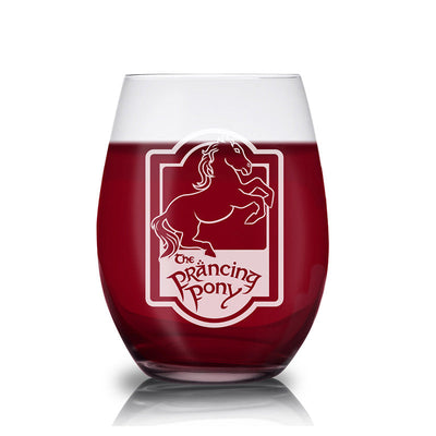 The Lord of the Rings The Prancing Pony Pub Laser Engraved Stemless Glass