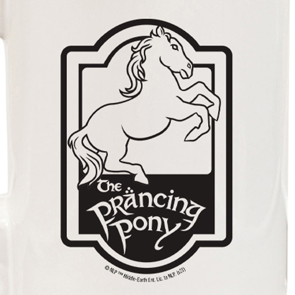 Lord Of The Rings The Prancing Pony Pub Personalized 20 oz Ceramic Beer Stein