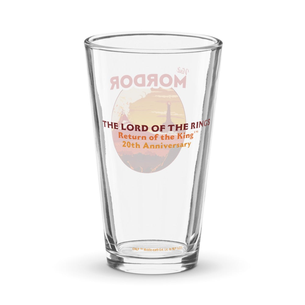 The Lord of the Rings Visit Mordor Pint Glass
