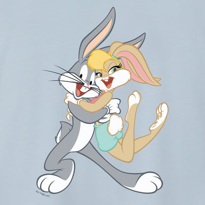 Looney Tunes Bugs and Lola Bunny Adult T-Shirt