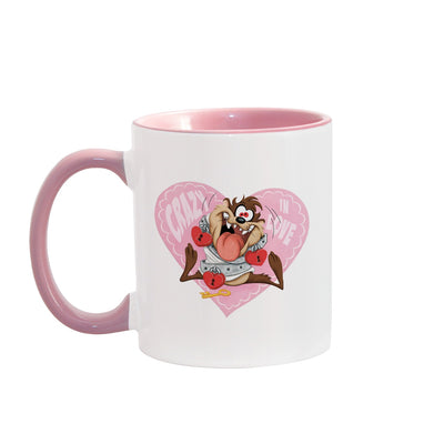 Looney Tunes Crazy in Love Two-Tone Mug