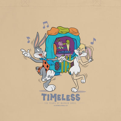 WB 100 Looney Tunes x The Flintstones Dance Eco Tote Bag