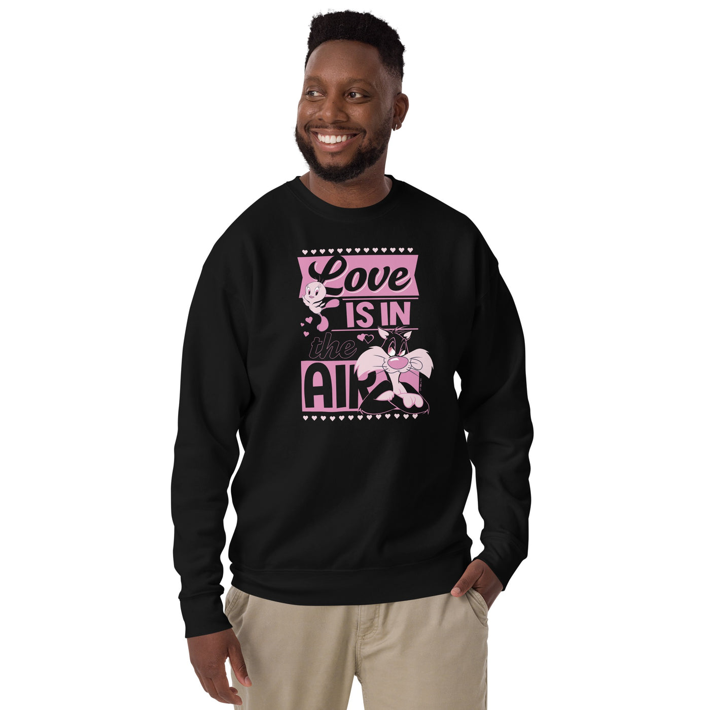 Looney Tunes Love is in the Air Unisex Fleece Pullover