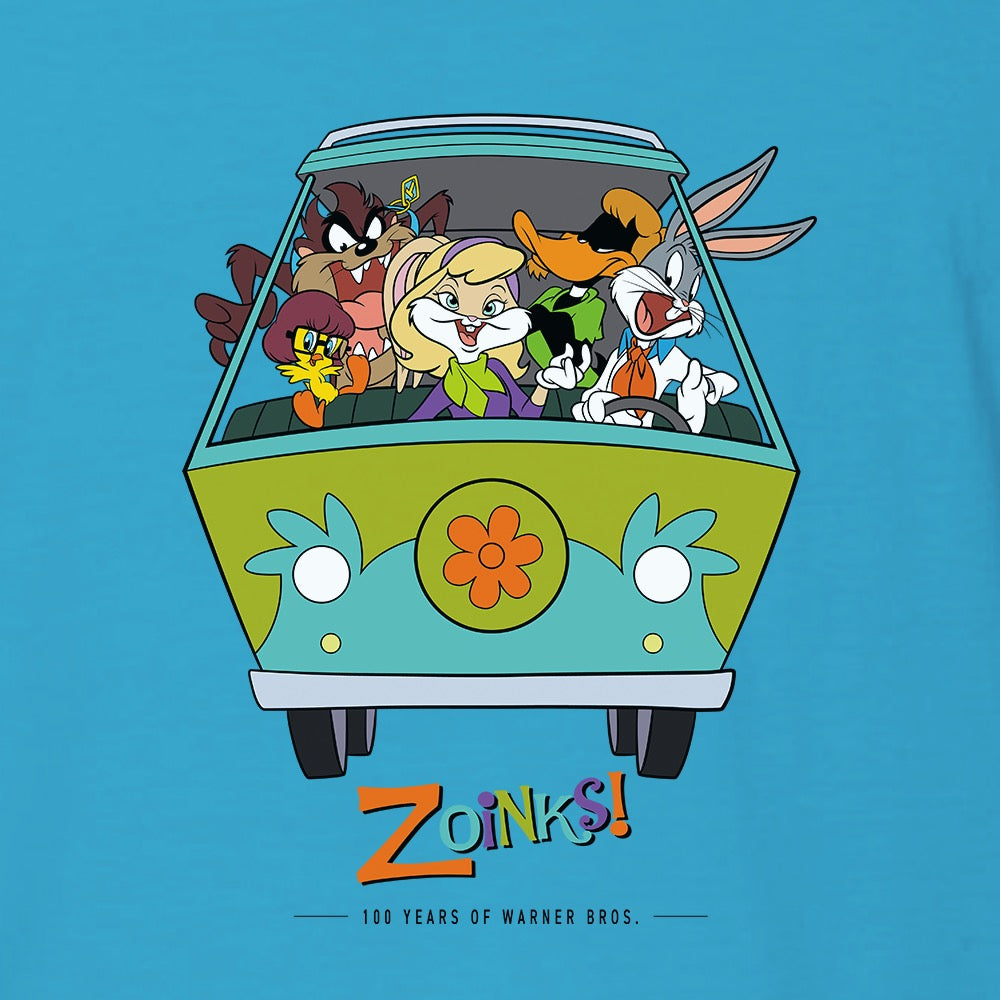 WB 100 Looney Tunes x Scooby Doo Adult Short Sleeve T-Shirt