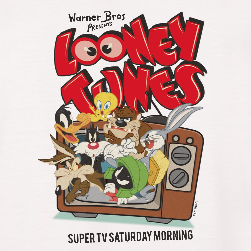 Looney Tunes Super TV Saturday Morning Adult T-Shirt