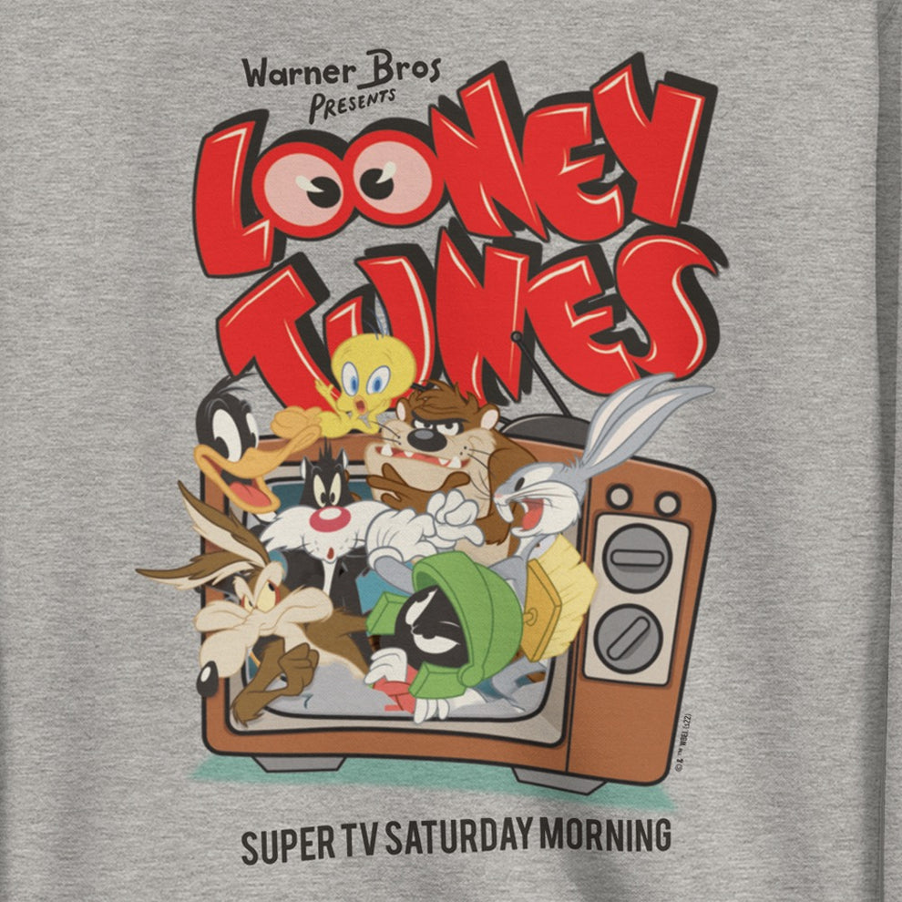 Looney Tunes Super TV Saturday Morning Crewneck Sweatshirt