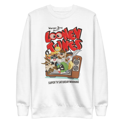 Looney Tunes Super TV Saturday Morning Crewneck Sweatshirt